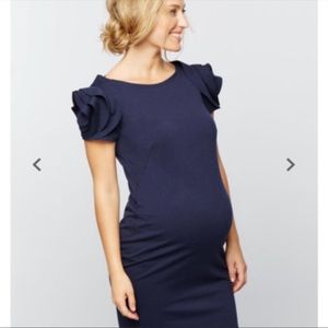 Pietro Brunelli Ruffled Maternity dress
